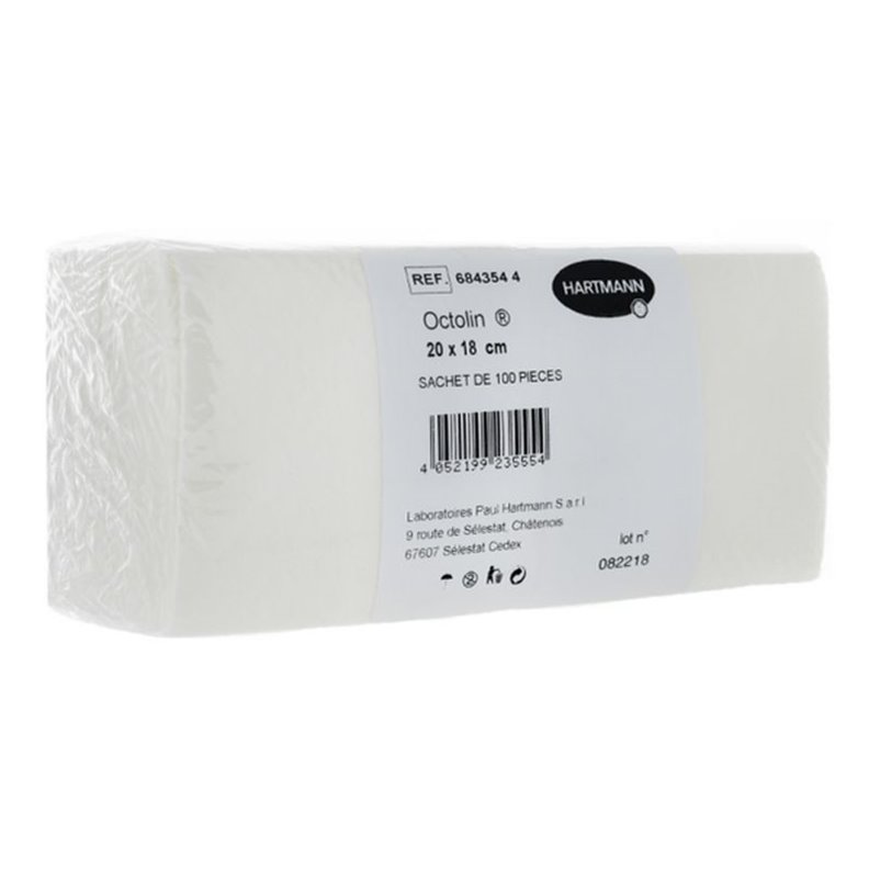 Carrés d'essuyage Octolin